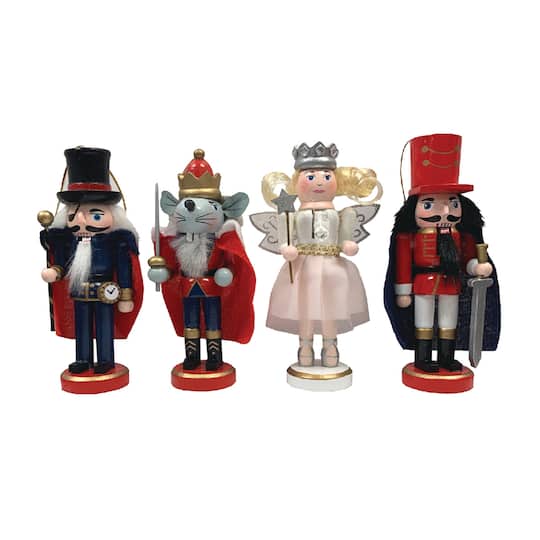 Santa's Workshop 5" Nutcracker Suite Ornament Set By Santasworkshop | 2" x 1.5" x 5" | Michaels®